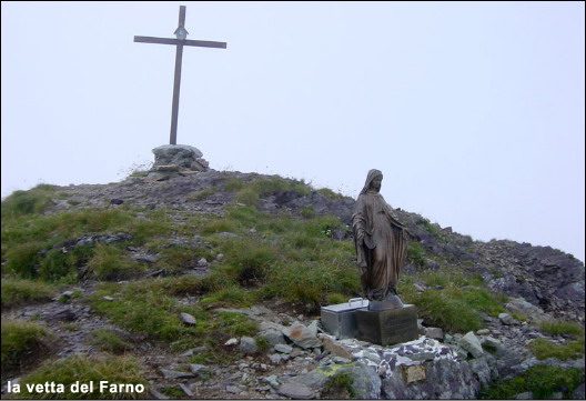 La vetta del Pizzo Farno