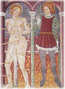 Antonio Baschenis, Santi Sebastiano e Giuliano, Carisolo (TN), chiesa di Santo Stefano