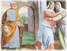 Pietro Baschenis , Visitazione - Santuario di Sombreno