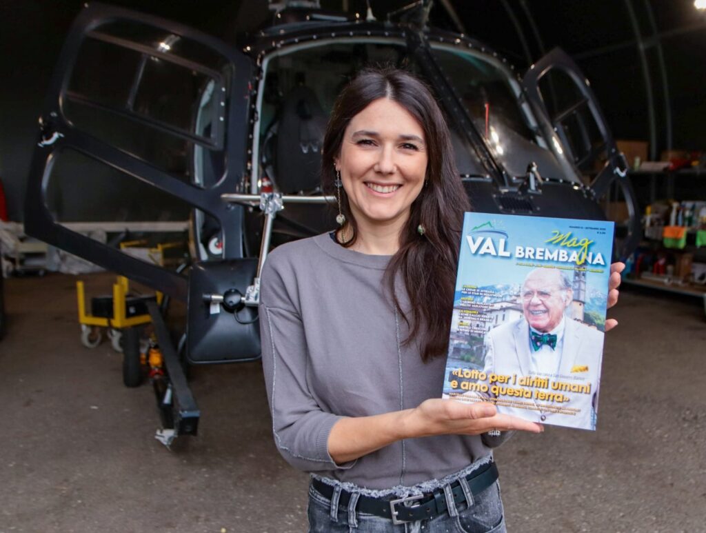 Cinzia Regazzoni di Zogno: sul magazine la sua storia nell'Eliossola
