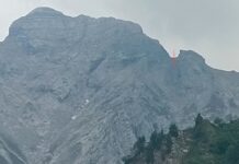 Scivola per 50 metri in un canale del Pegherolo: salvo escursionista di 56 anni
